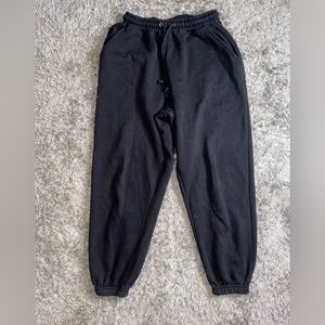 PLT Oversized Black Sweatpants